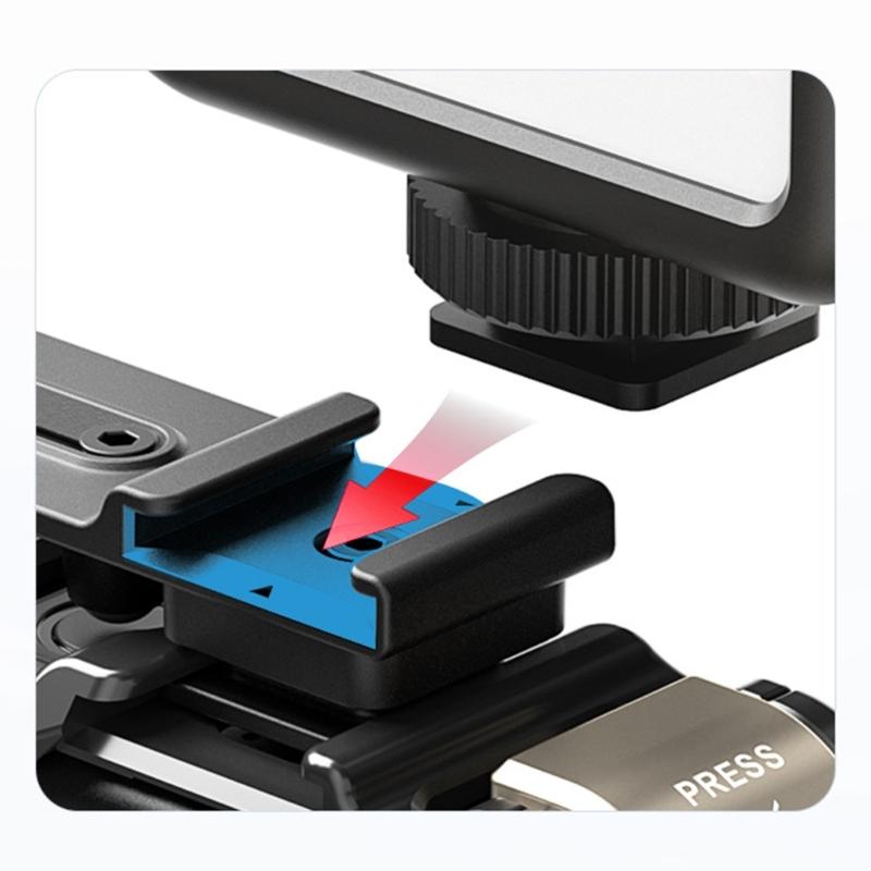 Lightweight Street Photography Handle Component Plastic Wireless Control Side Handle Shutter Button for Action Camera