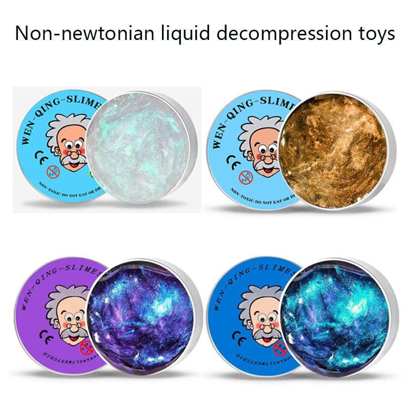 Activating Toys Transparent Lab Putty Crystal Clear Glass (1 Pack) Best Thinking Smart Crazy Stress Putty With Tin, Sensory & Bouncing Toy Children Gifts