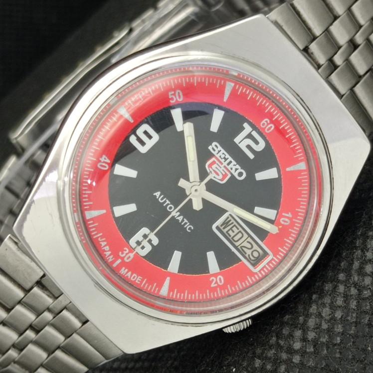 

Б/У винтажные мужские часы SEIKO 5 AUTOMATIC 7009A из Японии, черные, 608a-a315070-9 SKU608a-a315070