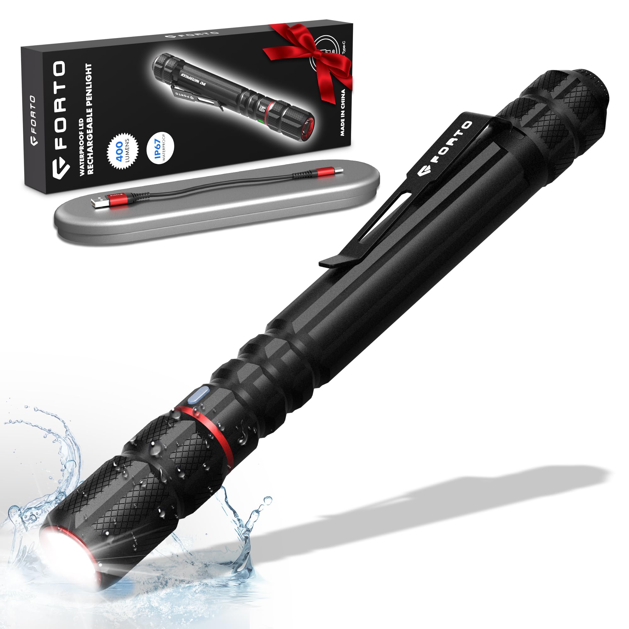 

FORTO Rechargeable Penlight Flashlight FT-P400
