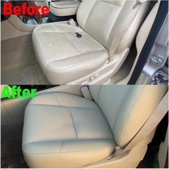 GXARTS Light Tan #333 313 Driver or Passenger Side Bottom Perforated Leather Seat Cover Fit for Chevy Tahoe Suburban GMC Sierra Yukon 2007-2014 Fit