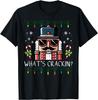 Frohe Weihnachten Nussknacker Whats Crackin Lustiges Zuckerstangenmuster Weihnachten Herren Damen Kinder Normales Kurzarm Freizeitstil T-Shirt