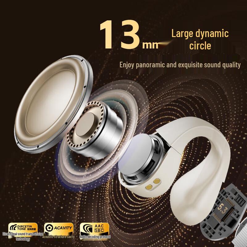 aigo SA03 Wireless Open-Ear Clip-On Bluetooth Earbuds