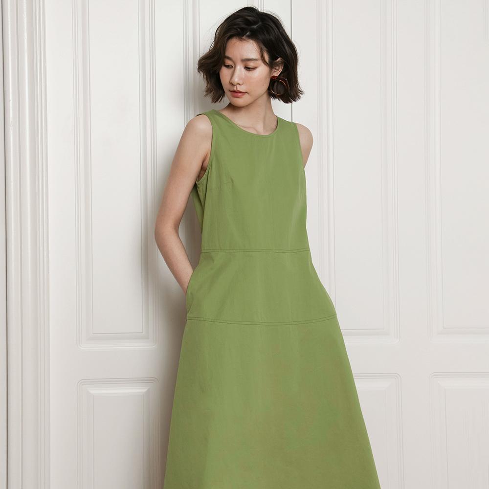 Laengsseon Ls_French Holiday Sleeveless Dress