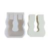 U-shape S-shape Candlestick Siliocne Mold Handmade Plaster Epoxy Resin Candle Holder Tray Molds Home Crafts Decoration