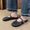 Fashion Hollow Baotou 2025 Sandals Summer New Breathable Going Out Flat Slip Lazy Light Slippers