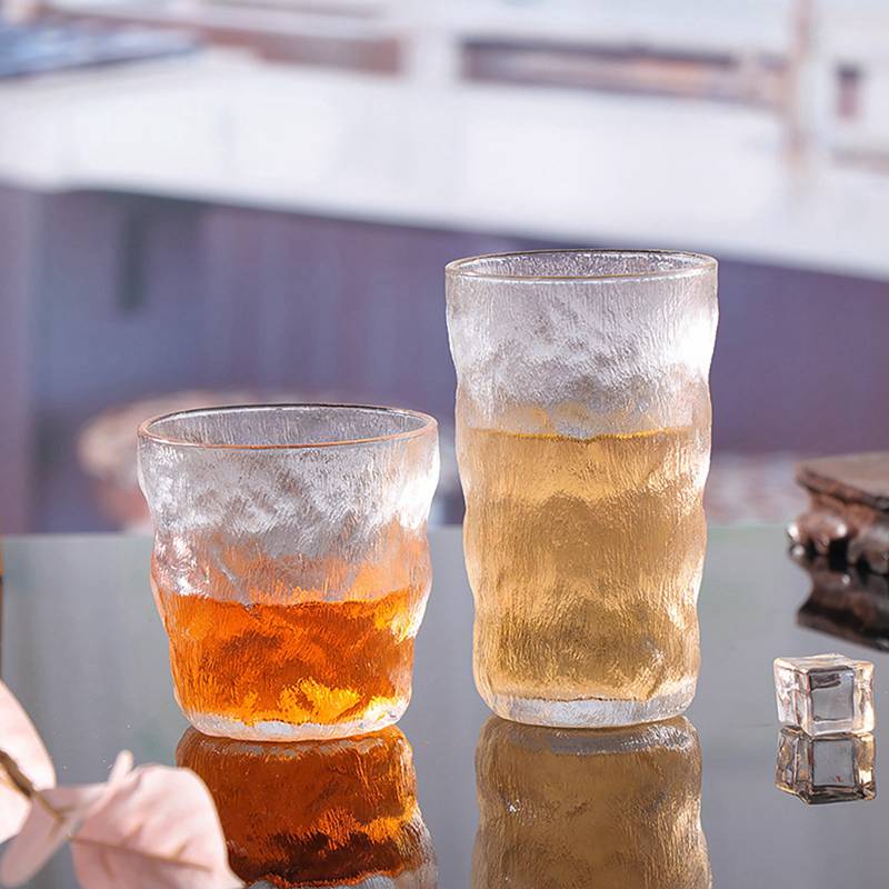 

Japanese Style Glass Cup Coffee Milk Cup Mug Heat-resistant Tumbler Drinkware Tea Juice Cup Home Water Glasses