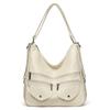 Women's PU Shoulder Bag Middle-aged Mother Bag Crossbody Bag Multifunctional Backpack