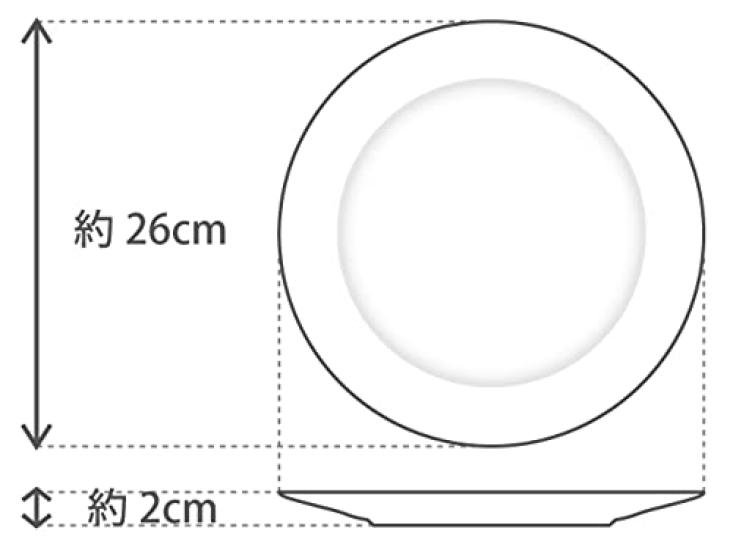 Okura Art China Blue Rose 26cm Meat Made In Plate, Japan, 1h/8011-a