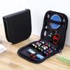 Home Portable Sewing Kit DIY Handmade Sewing Set 14 Thread Black Sewing Box Set