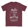 Mgla T Shirts for Men 100% Cotton Novelty T-Shirt Round Neck Band Tees Short Sleeve Tops 4XL 5XL