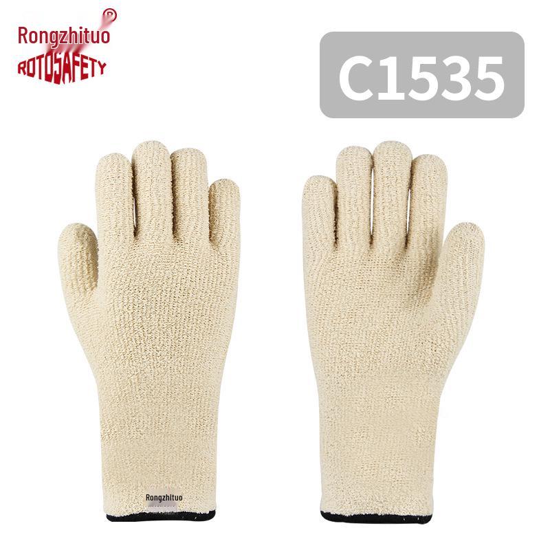 Ohnivzdorné Žáruvzdorné Flexibilní Aramidové Rukavice - Vysoká Teplota a Ochrana proti Řezu