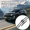 Natural Rubber Wiper Blades Car 3 Piece Set for Mazda CX-5 CX-9 Pre-2017/2017+, 24"+18"+14" Easy Installation Front and Rear Windshield Wipers, Silent