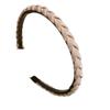 Fabric Braided Hairhoop With AntiSlip Teeth Grip For Face Washing Exercise Strong Hold On Short Hair Styling Hairband