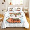 Cartoon Fox Cute Flower Feather Headband Comfortable Duvet Cover Pillowcase Bedding Set Children Bedroom Decoration Home Textile