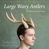 Large Wavy Deer Antlers Headwear Furry Cosplay Accessories 3D PLA Horns BG3 Props For Halloween Events
