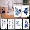 Juice-Based Semi-Permanent Non-Reflective Waterproof Herbal Tattoo Stickers - Sweat-Resistant, Personalized, Internet Celebrity Style