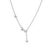 Butterfly tassel necklace women's light luxury niche design high-end temperament accessories zircon pendant jewelry collarbone chain
