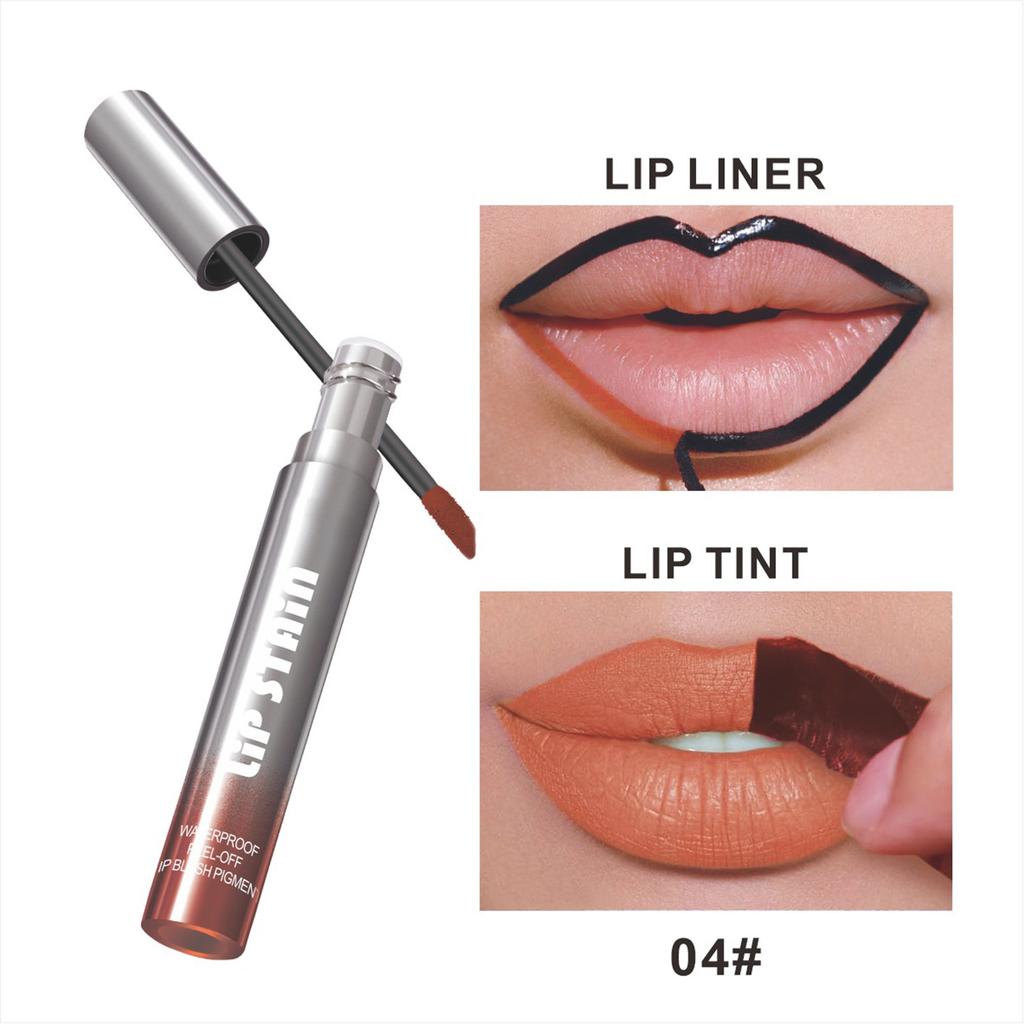 Matte Peel-Off Lip Stain 1Pc – Smudge-Resistant & Vibrant, Ideal for Casual Use, Celebrations, Office Meetings, or Gifting