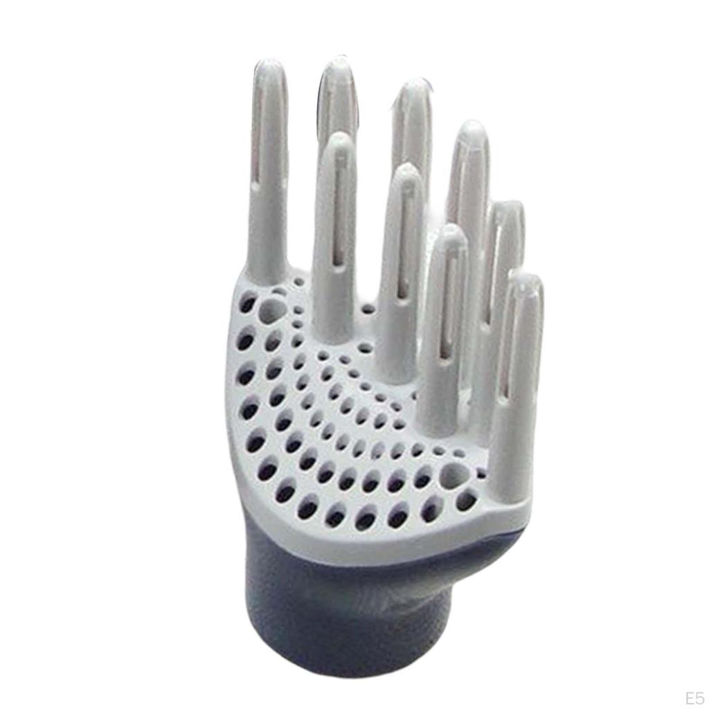 Airbrush-Trockner Grad Drehbarer Draht für Salon DIY mit 10 austauschbaren Köpfen