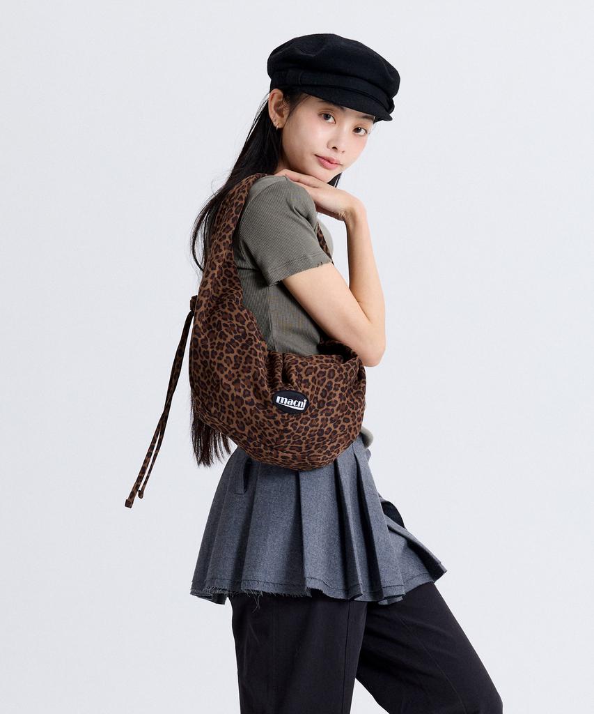 Macni Leopard Hobo Bag