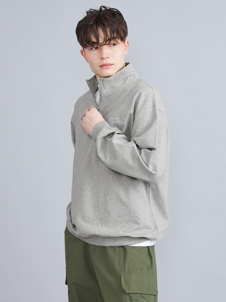 Cohen Web-Exclusive PENNEYS Custom-Made Stand Half-Zip Sweatshirt, 75206420375, 2330 Beige (23), Size S