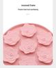 Pet Flower Slow Feeder Silicone Lick Pad - Safe, Soft, Non-slip Placemat for Pets