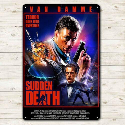 Sudden Death Movie Metal Poster Tin Sign  20x30cm Plate  aluminum 20x30cm（7.8x11.8inch）