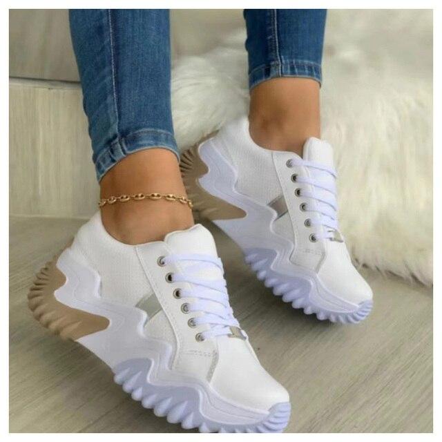Herbst Casual Papa Schuhe Damen Frau Komfort Vulkanisierte Weibliche Klobige Designer Plateau Turnschuhe Schuhe