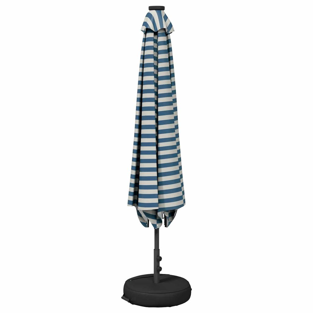 Garden Umbrella with LED Lights and Base 300 X 300 Cm