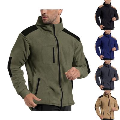 Men'S Fashionable Casual Long Sleeved Lapel Zipper Jacket