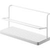 Yamazaki Wide Jug Bottle W32 X D12 X Tower Bottle Draining 5409 Stand, White, Approx. H17cm, (Water Stand, Rack)