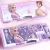 Frozen Elsa Desk Organizer With Sand Flowing Design For Elementary School Girls