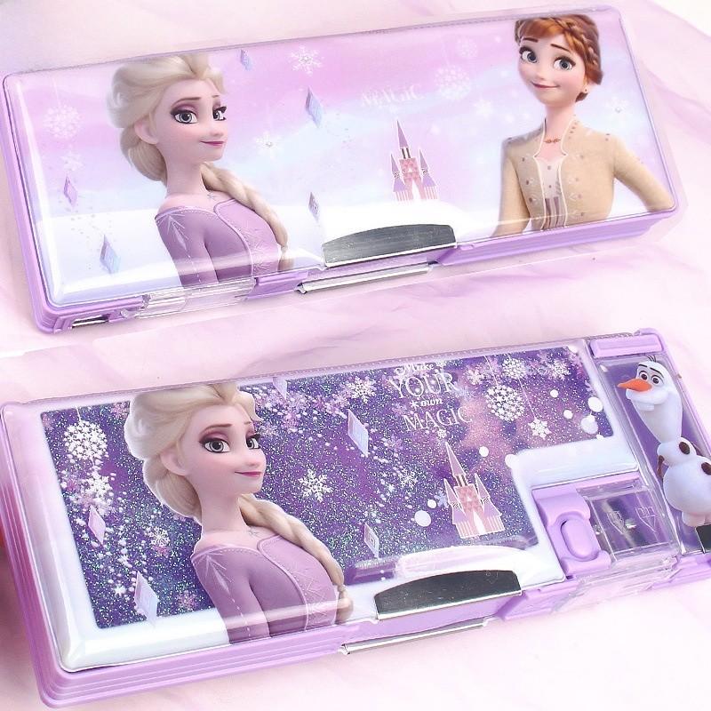 Frozen Elsa Desk Organizer With Sand Flowing Design For Elementary School Girls