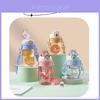 Tasse en Plastique Lapin Mignon Dessin Animé Haute Valeur Sac Bandoulière Filles Bouteille d'Eau Portable Pour Activités Extérieures Étudiants Filles Enfants