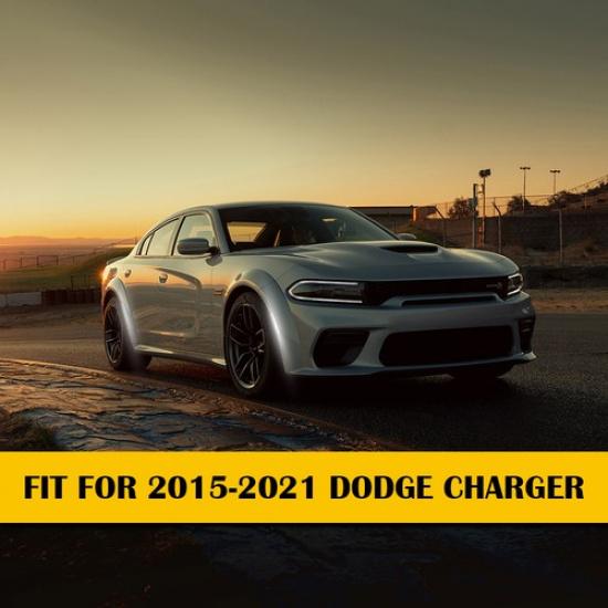 For 2015- Dodge Charger Smoked Lens Front Rear LED Marker Side Lights 4PCS