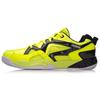 New LiNing Cushioning, Slip Resistant, And Abrasion Resistant Low Top Badminton Shoes Unisex Yellow Black AYTN003-3