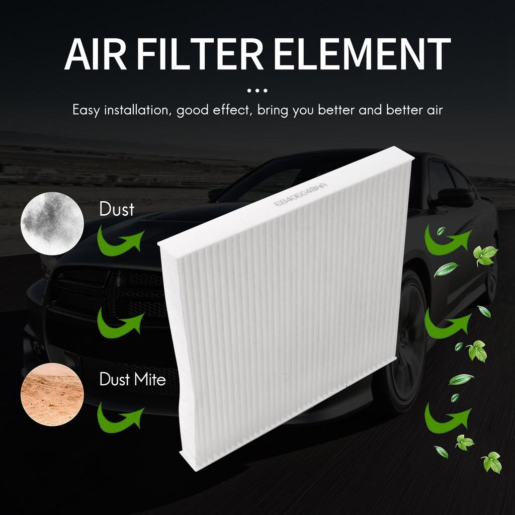 B07A-For DODGE RAM 1500 2500 3500 Cabin Air Filter Kit Cabin Air Filter Filter Access Door 68052292AA 68318365AA
