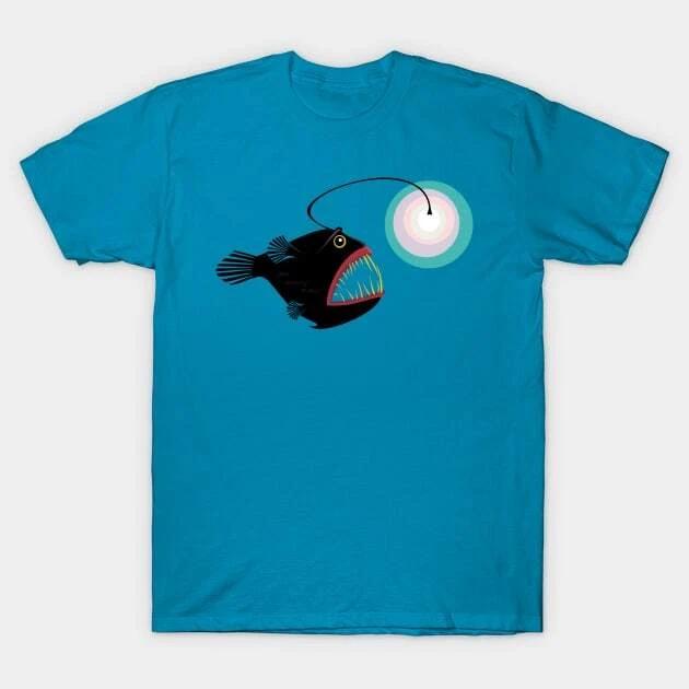 DEEP SEA ANGLERFISH Made in Australia T-Shirt S