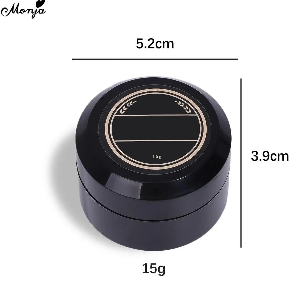 Monja 2PCS 15g No Wipe Top Coat 4In1 Strong Adhesive Hard Gel Rhinestones Glue Reinforcement Varnish Manicure Design Tool