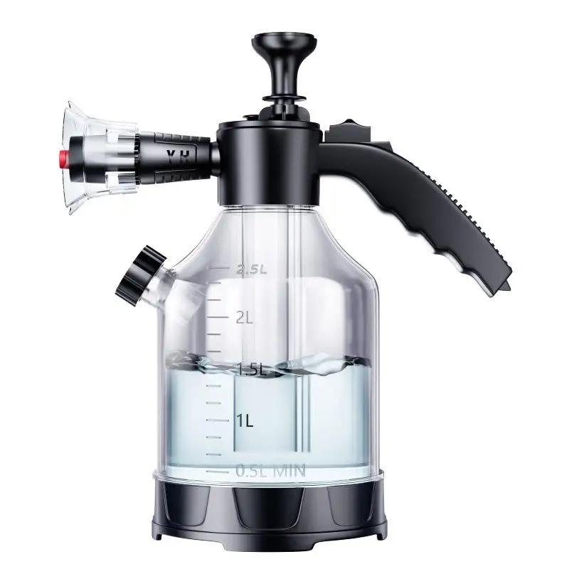 

2.5L Car Wash Foam Spray Bottle Multi-functional Hand Pneumatic Foam Sprayer For Car Motorcycle Kitchen And Bathroom Cleaning белый