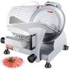 Commercial Meat Slicer, 320W Electric Deli Food Slicer, 12 Inch Carbon Steel Blade Electric Food Slicer, 350-400RPM Meat Slicer, 0-0.6 Inch Adjustable
