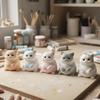 Slow Rebound Cat Squeeze Toy Realistic Cat Cat Pinching  Toy Cat Squishy Toy  For Adults