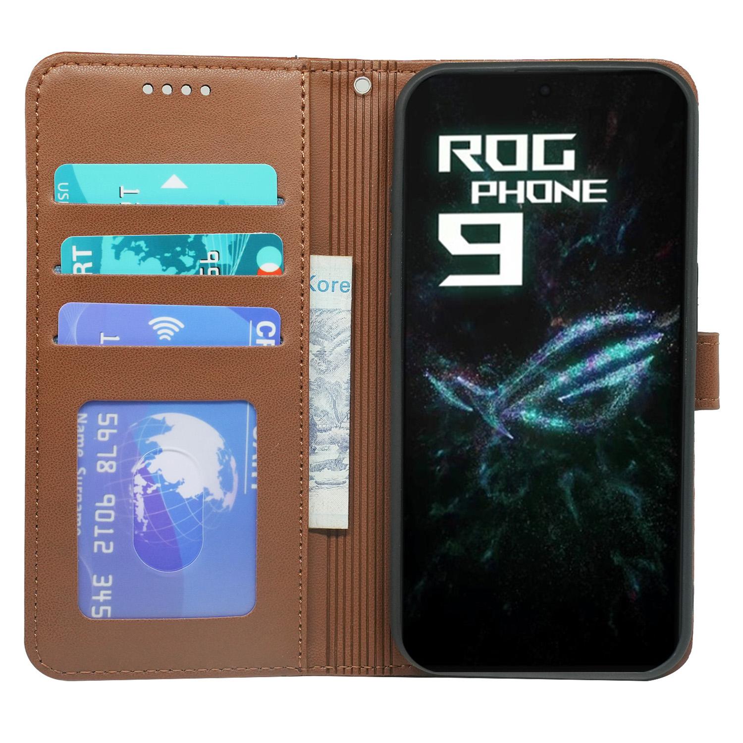 

Чохол-гаманець із магнітною застібкою та ремінцем для Asus ROG Phone 9 5G Blue