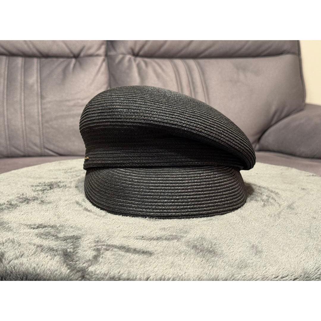 Used CA4LA Straw Casquette Black Unused