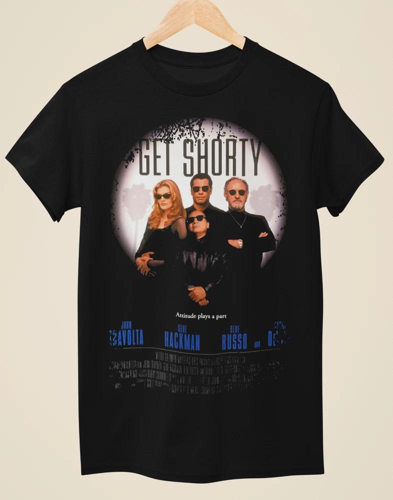 Get Shorty Movie Poster Inspired Unisex Black TShirt S