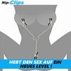 NipClips Nipple Clamps Metal Chain Clitoris SM BDSM Sex Toy