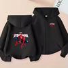 Kids Zipper Style Coat Fashion Animation Film Sweatshirt Clothing Boys Girl 3-12 Yrs Hoodie Long-Sleeved Casual Charming Clothes