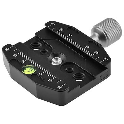 NOTRICKT 70mm Quick Release for Tripod Ball Video and with Spirit Level QRC-19 Clamp, Heads, Heads, Heads, Arca-Swiss Compatible, Built-in