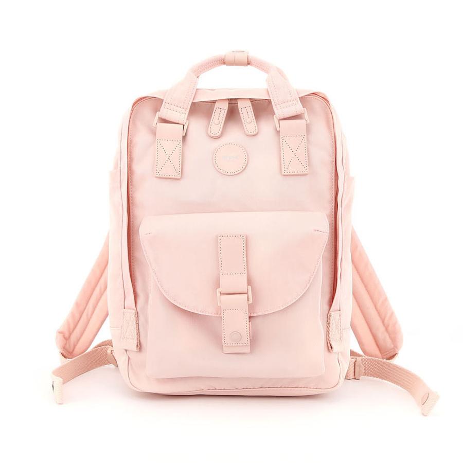 Waterproof Pink City Backpack with Zipper Closure - Himawari